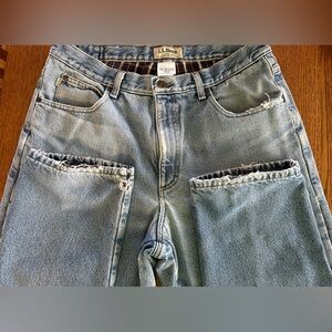 L.L. Bean men’s flannel jeans